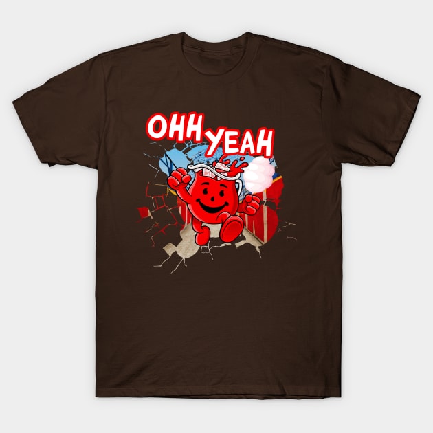 Ohh Yeah Kool Aid Man T-Shirt by Olievera